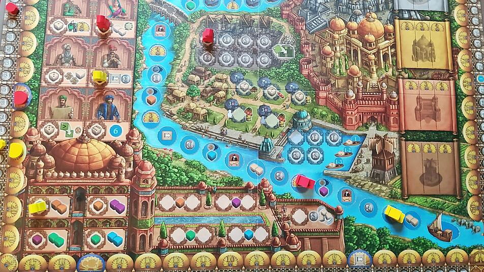 Ganges Karten & Karma Brettspiel – Strategie Für 2–4 Spieler, Ab 12 Jahren, Kompakt & Portabel