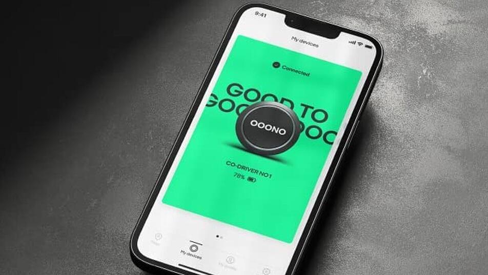 OOONO Co-Driver Verkehrsalarm Gefahren Straßenverkehr