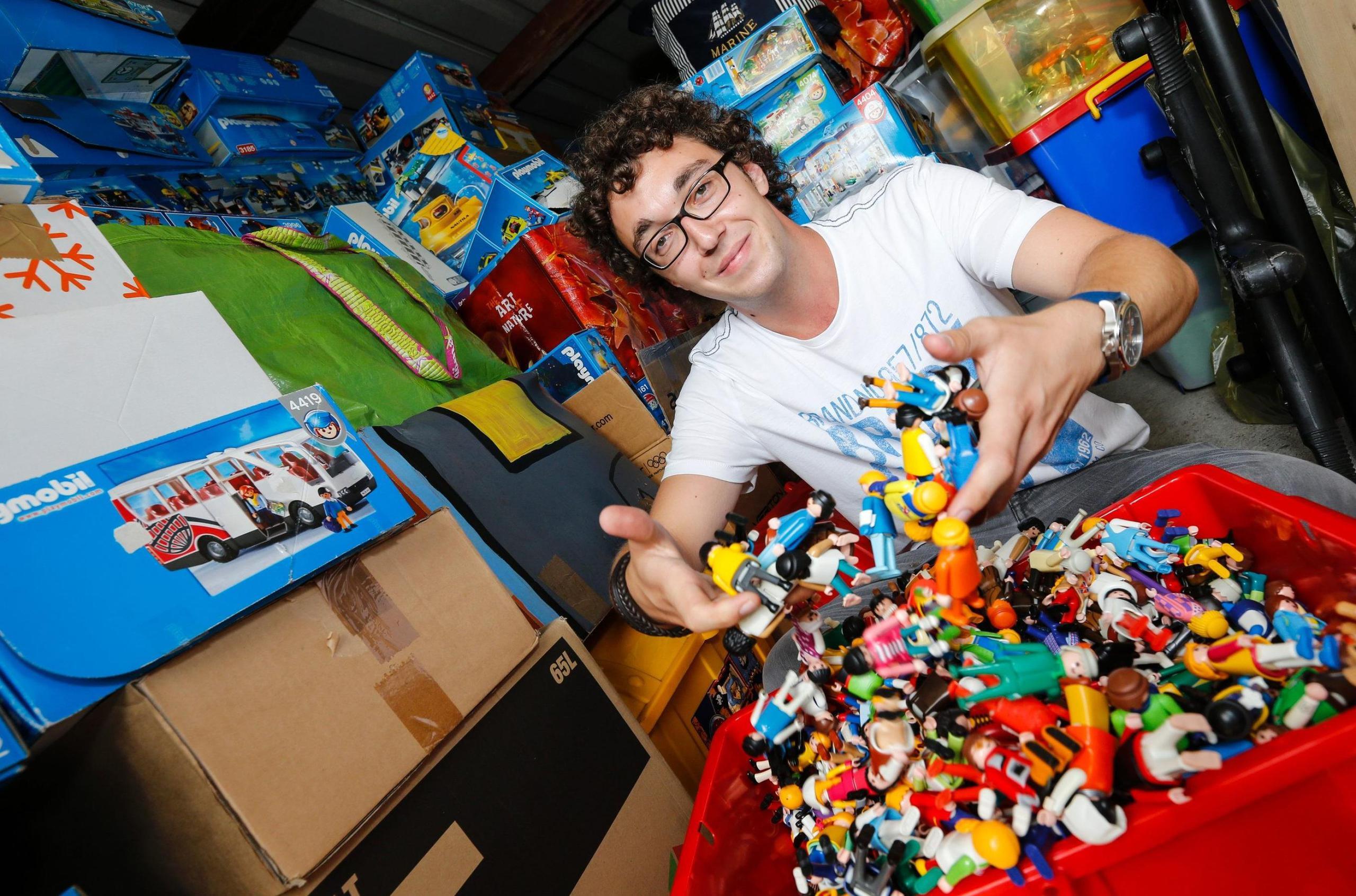 mister playmobil aus bamberg eine garage voll mit spielzeug
