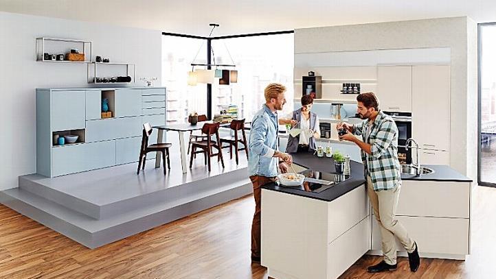 kuche und wohnzimmer verschmelzen