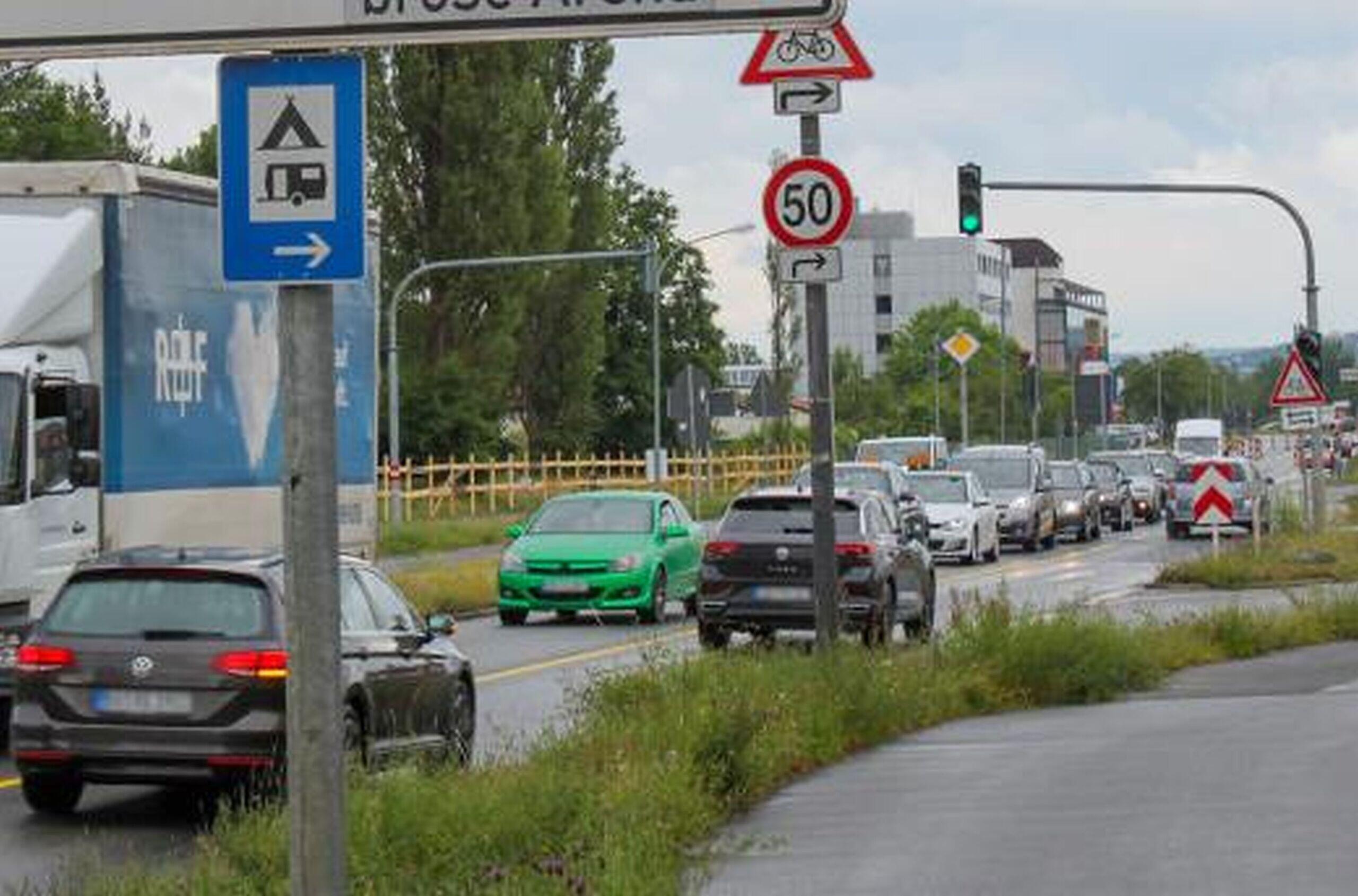 Grossbaustelle In Bamberg Wochenlang Nur Noch Einspurig Am Berliner Ring