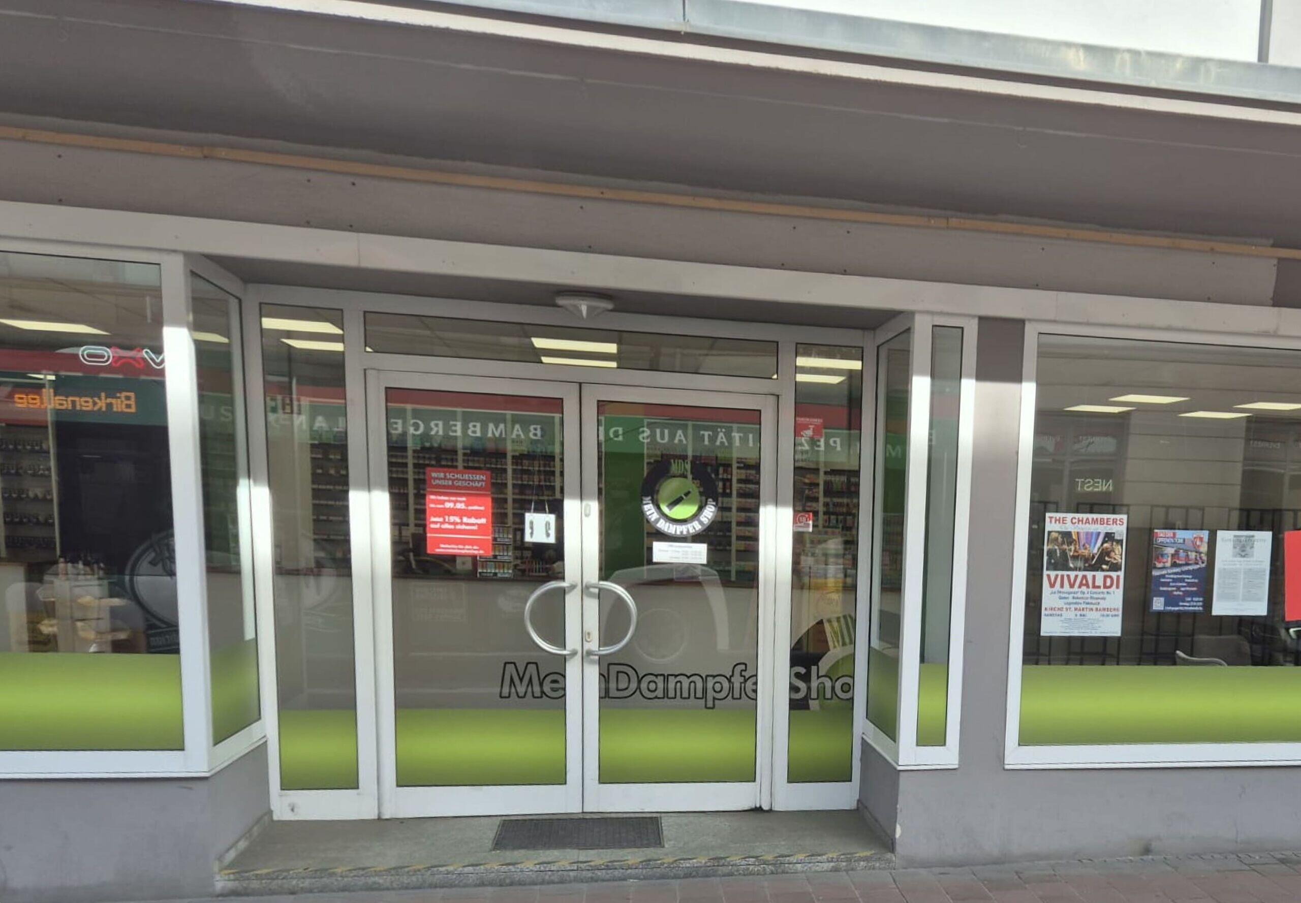 Bamberger MeinDampferShop macht zu - "unerwartet getroffen"